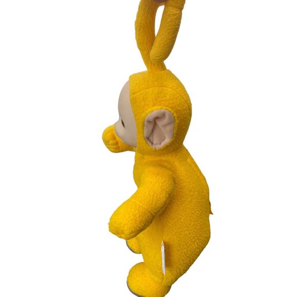 Vtg Teletubbies Talking Plush Playskool LALA Yellow Stuffed 1998 15” WORKS - Picture 2 of 6